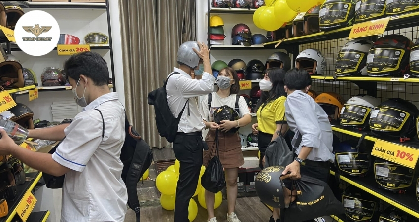 Trump Helmet – Địa chỉ bán mũ bảo hiểm tại Hồ Chí Minh uy tín